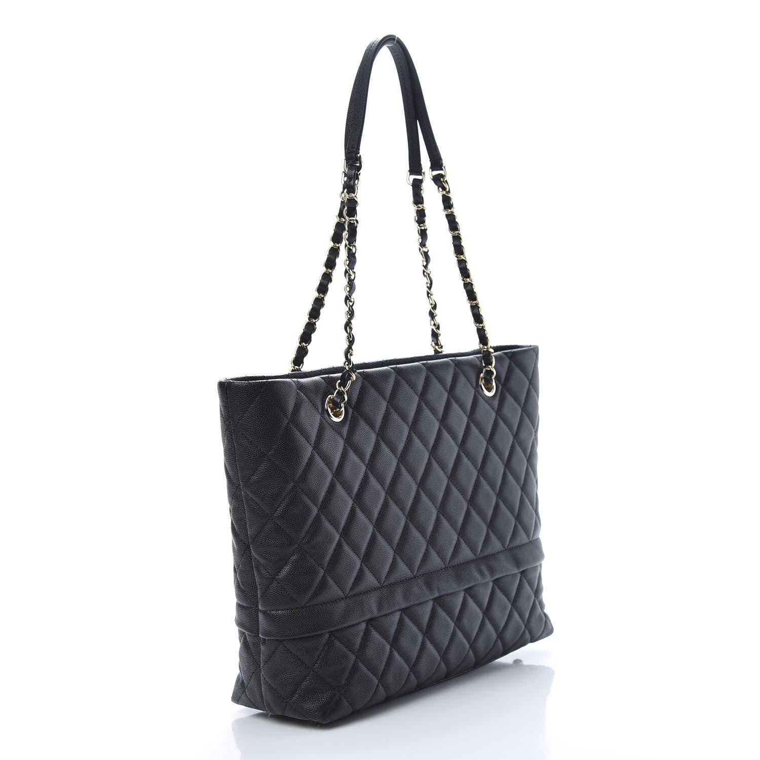 Chanel Caviar Quilted Rolled Up Tote Black 3 of 11
