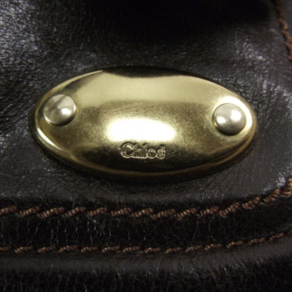Chloe Leather Bay Tote Moka 10 of 12