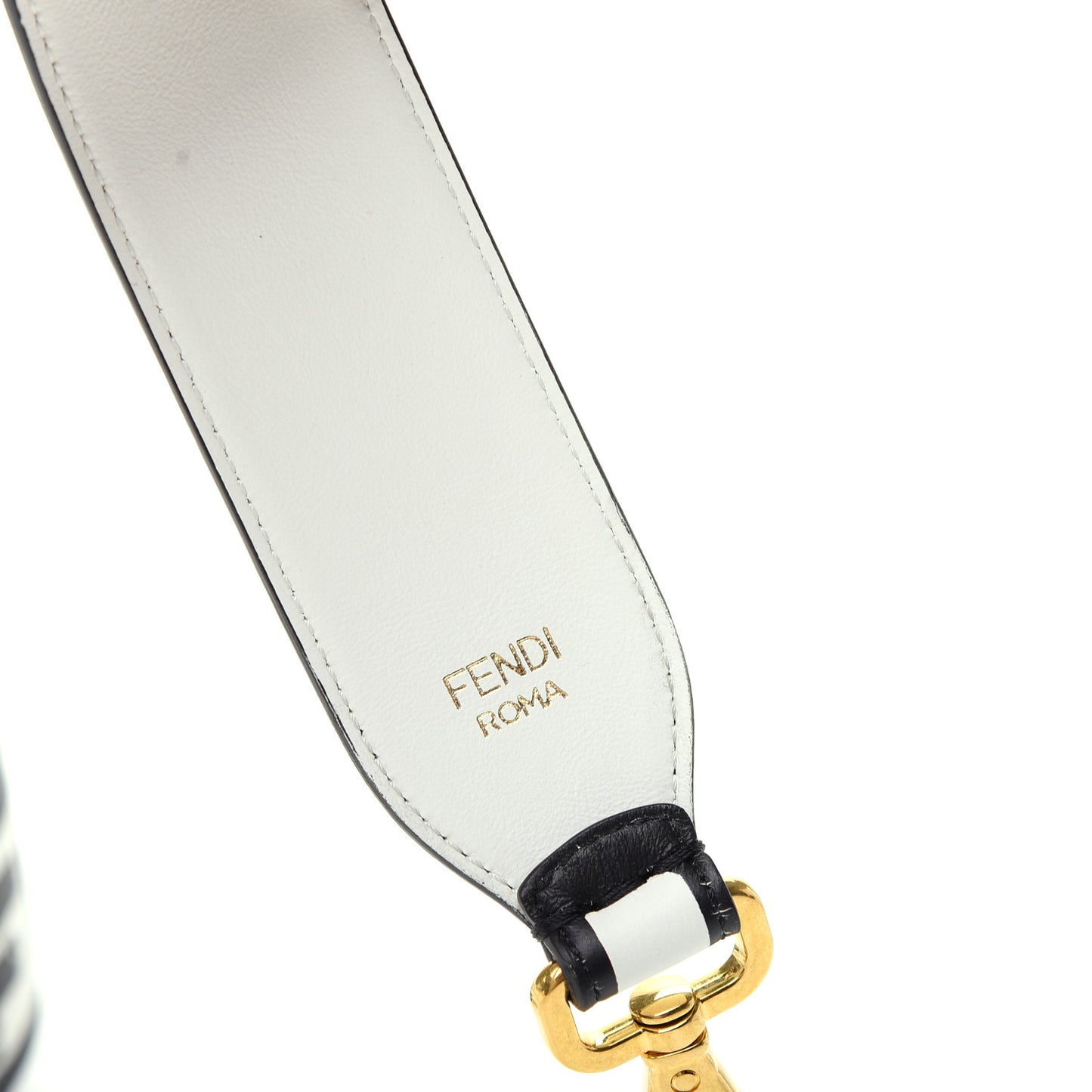 X JOSHUA VIDES Vitello Grace Logo Regular Strap You Optical White Black
