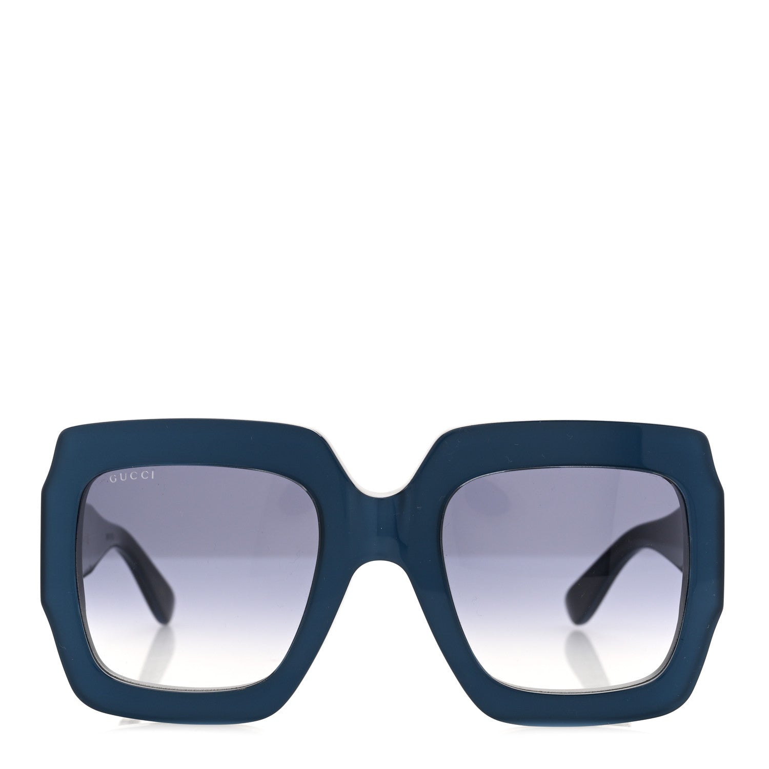 Gucci Acetate Square Web Frame GG0178S Sunglasses Navy 2 of 6