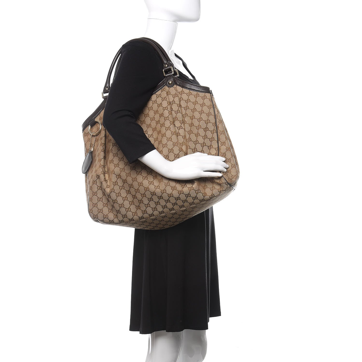 Gucci Monogram Large Sukey Tote Dark Brown 2 of 10