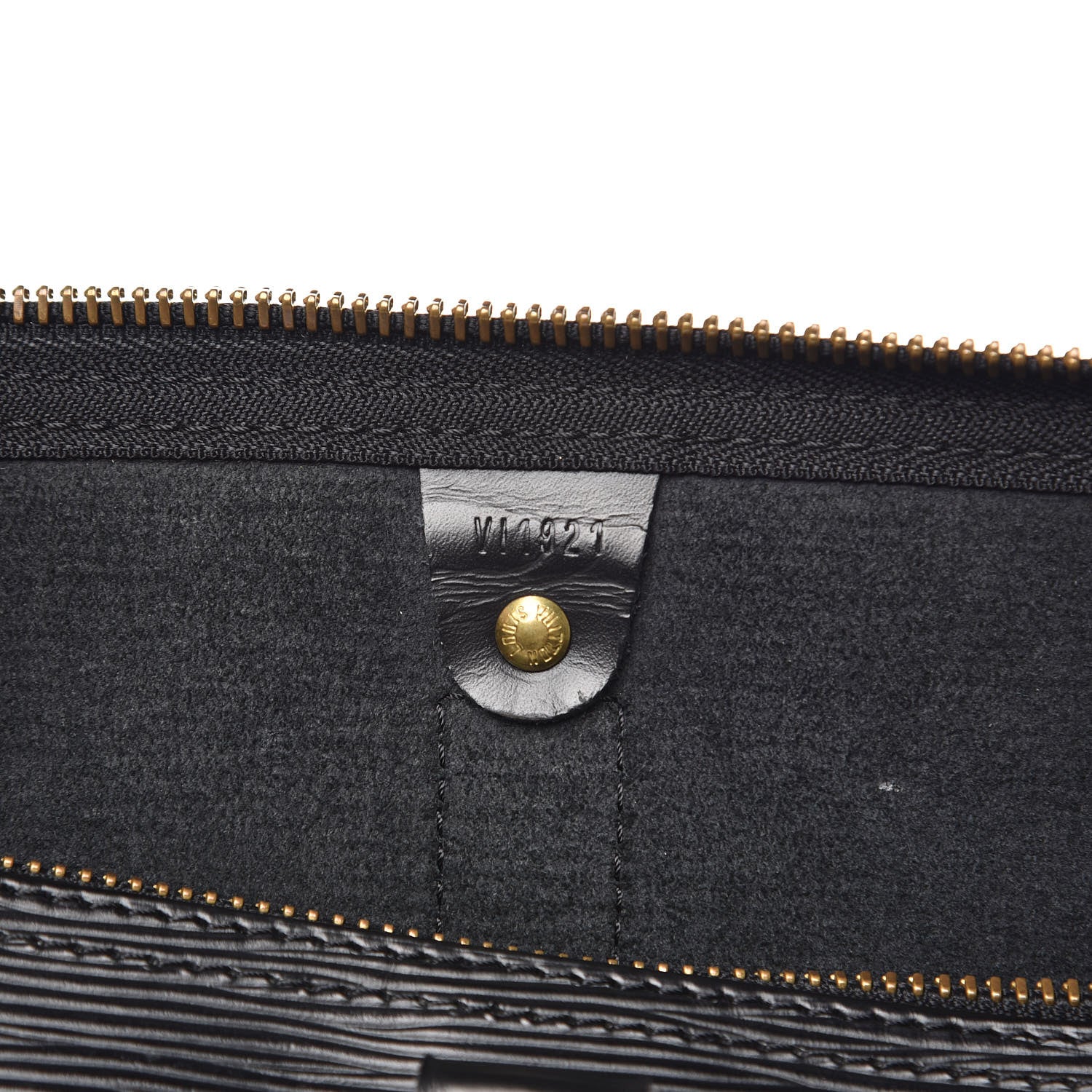 Louis Vuitton Epi Keepall 60 Black 5 of 17