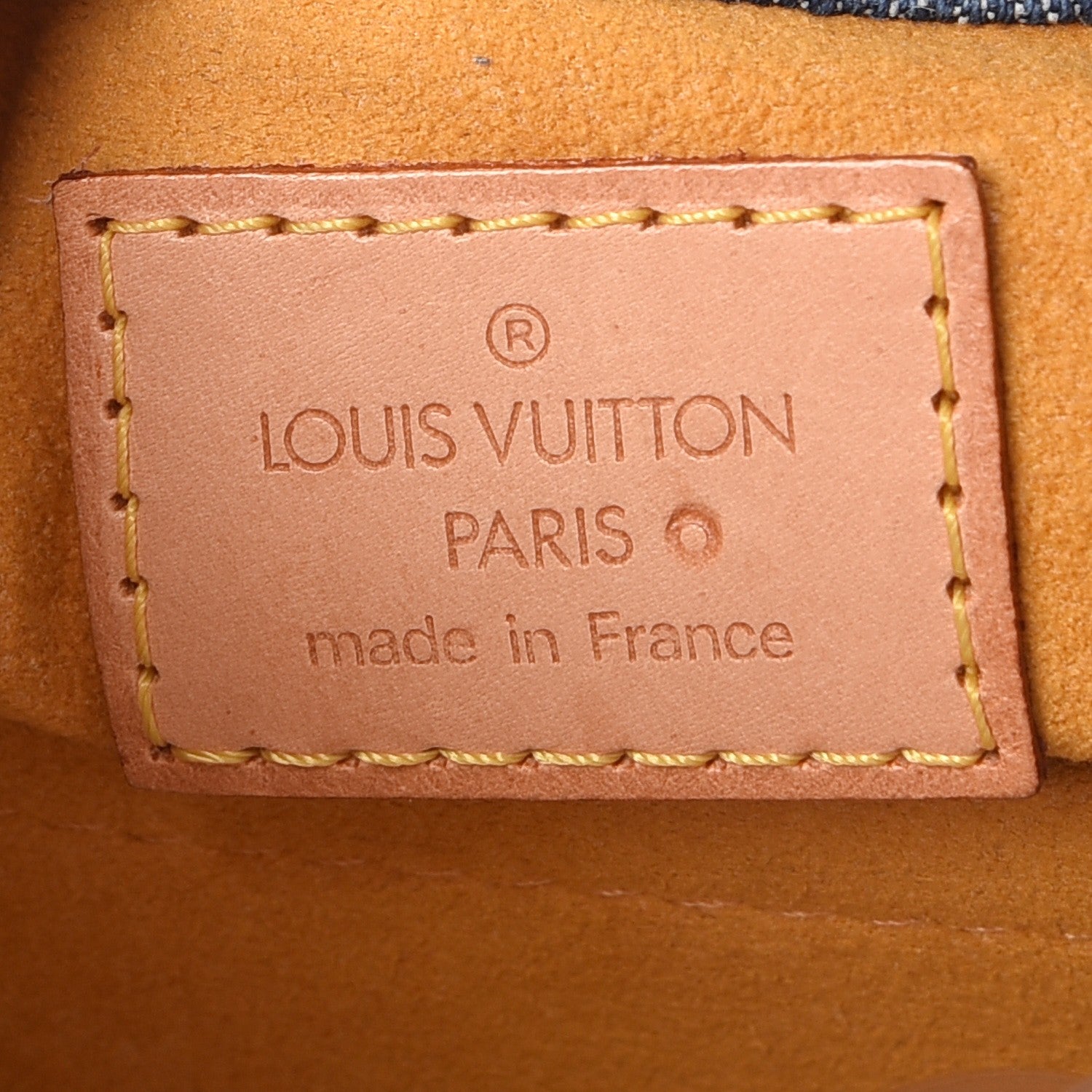 Louis Vuitton Monogram Denim Pleaty Blue 6 of 8