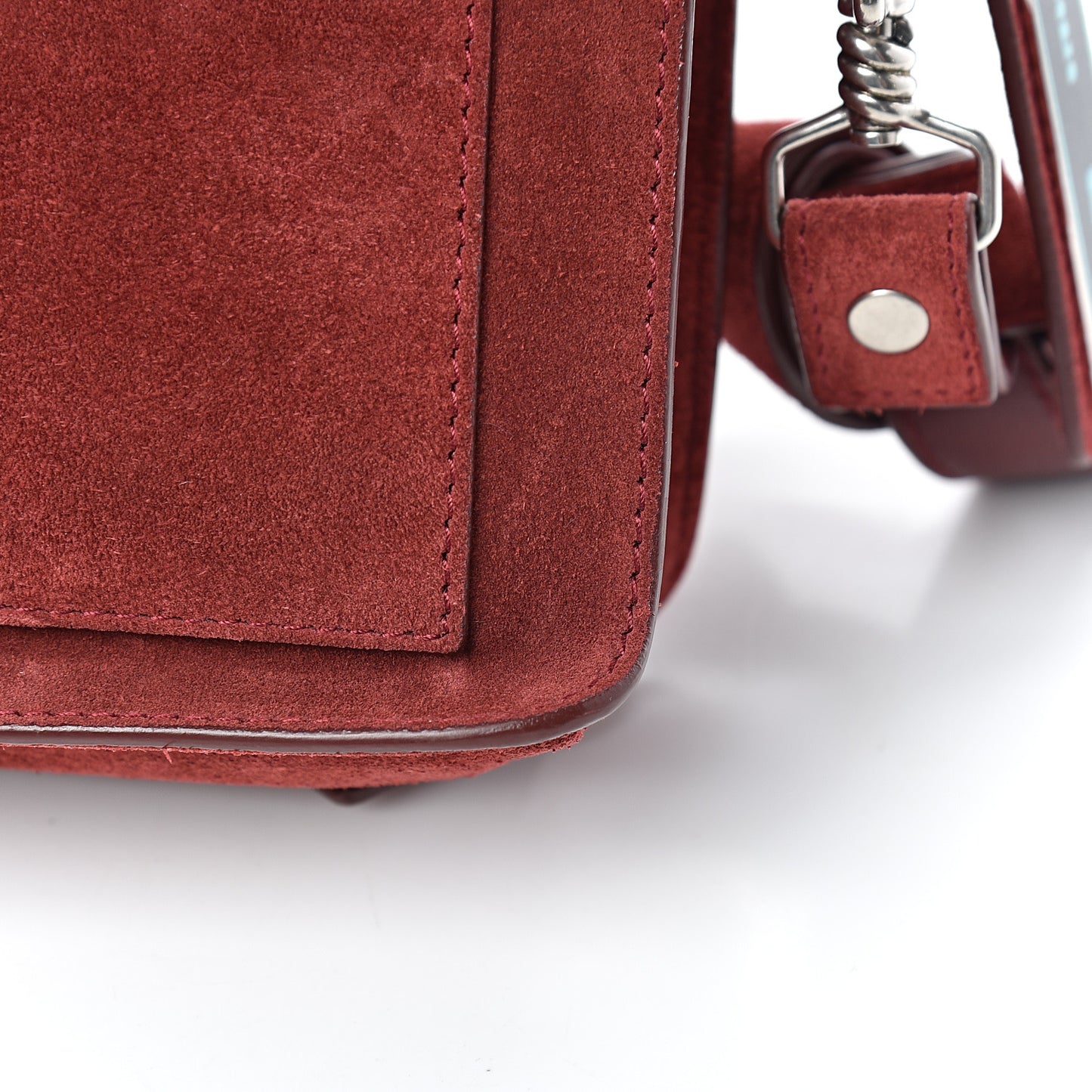 Suede PS1 Mini Pouch Messenger Bag Midnight Plum