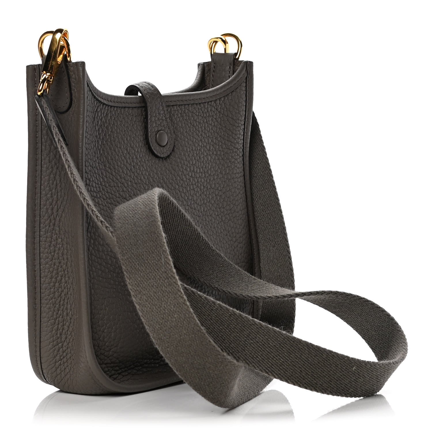 Hermes Taurillon Clemence Evelyne TPM Etain 5 of 15