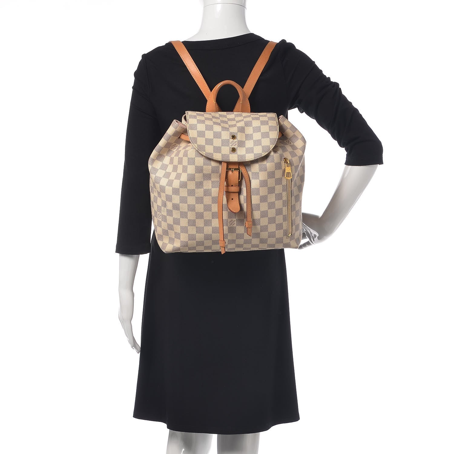 Louis Vuitton Damier Azur Sperone Backpack 2 of 23