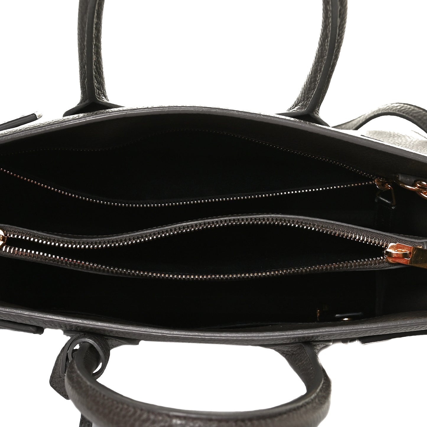 Grained Calfskin Small Sac De Jour Charcoal