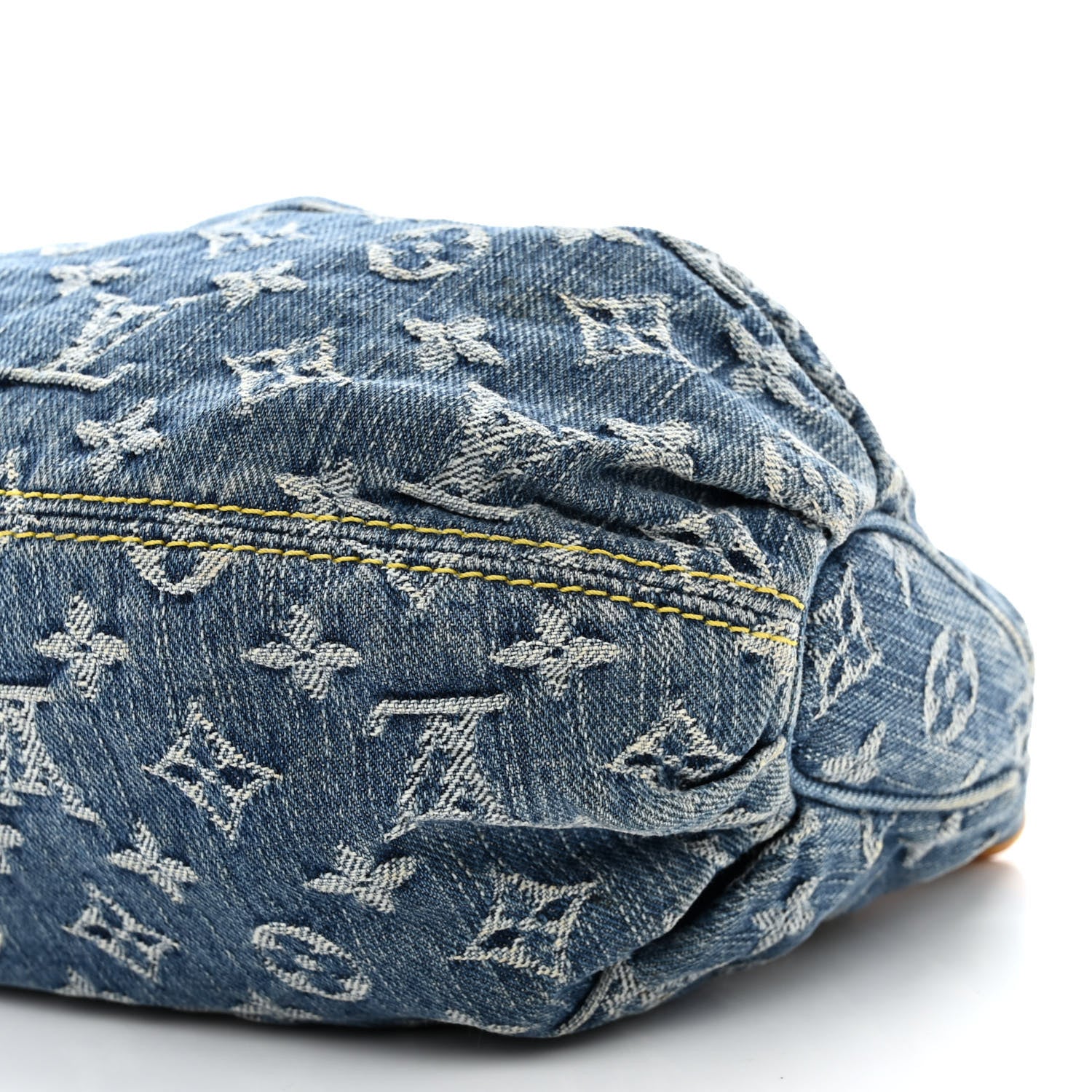 Louis Vuitton Monogram Denim Pleaty Blue 10 of 11