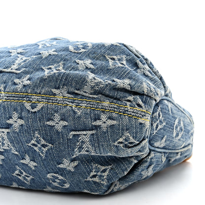 Louis Vuitton Monogram Denim Pleaty Blue 10 of 11