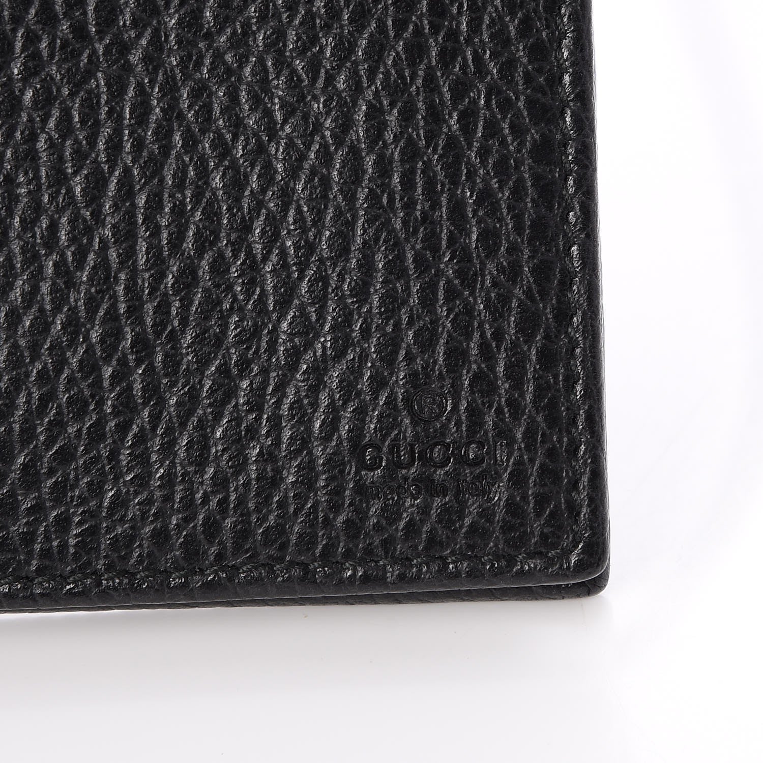 Gucci Dollar Calfskin Mini Swing Wallet Bag Black 7 of 8