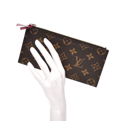 Louis Vuitton Monogram Felicie Chain Wallet Zippered Insert 2 of 8