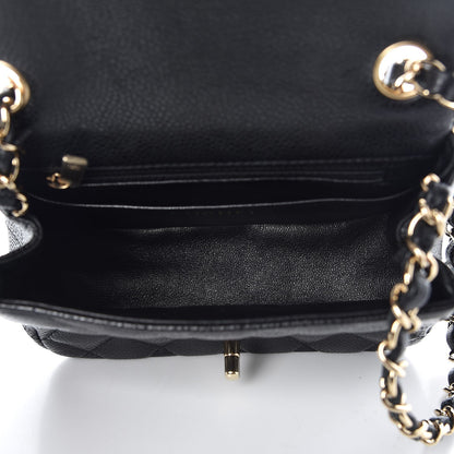 Chanel Caviar Quilted Mini Square Flap Black 5 of 8