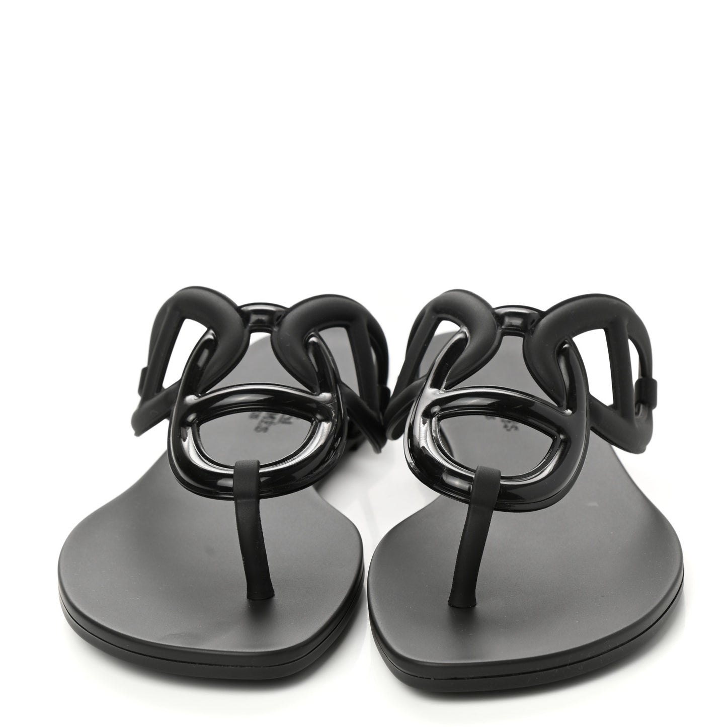 Rubber Womens Egerie Sandals 38 Black