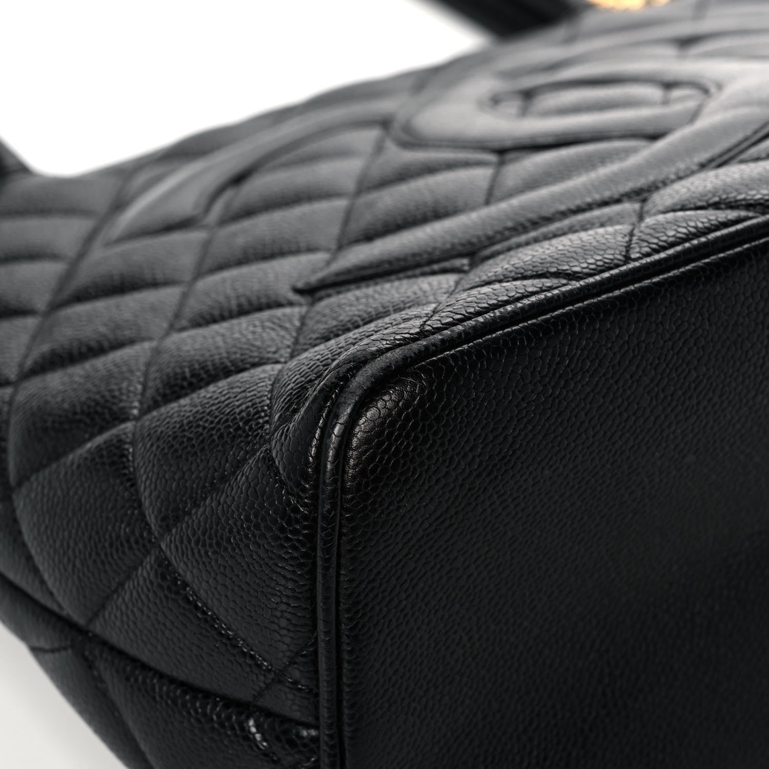 Chanel Caviar Quilted Medallion Tote Black 9 of 19