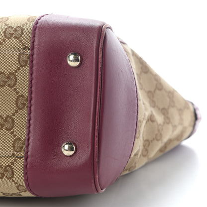 Gucci Monogram Web Medium Mayfair Tote Cherry 8 of 10