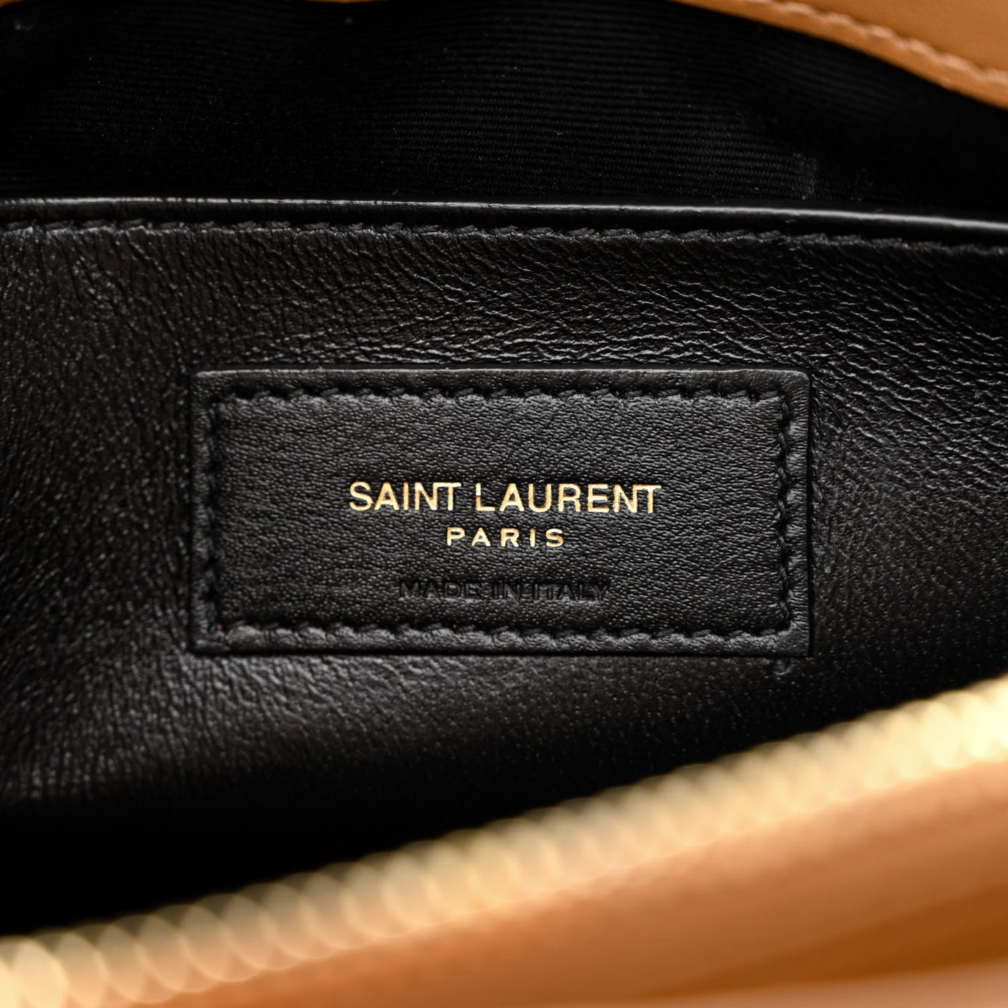 Suede Calfskin Y Quilted Monogram Small Loulou Chain Satchel Cinnamon
