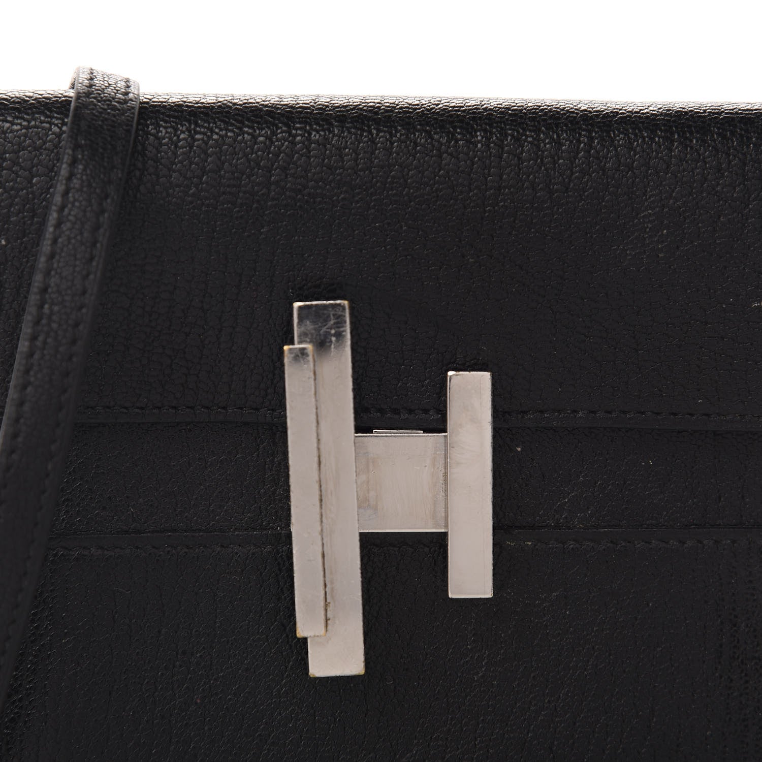 Hermes Chevre Chamkila Mini Cinhetic Wallet Black 10 of 13