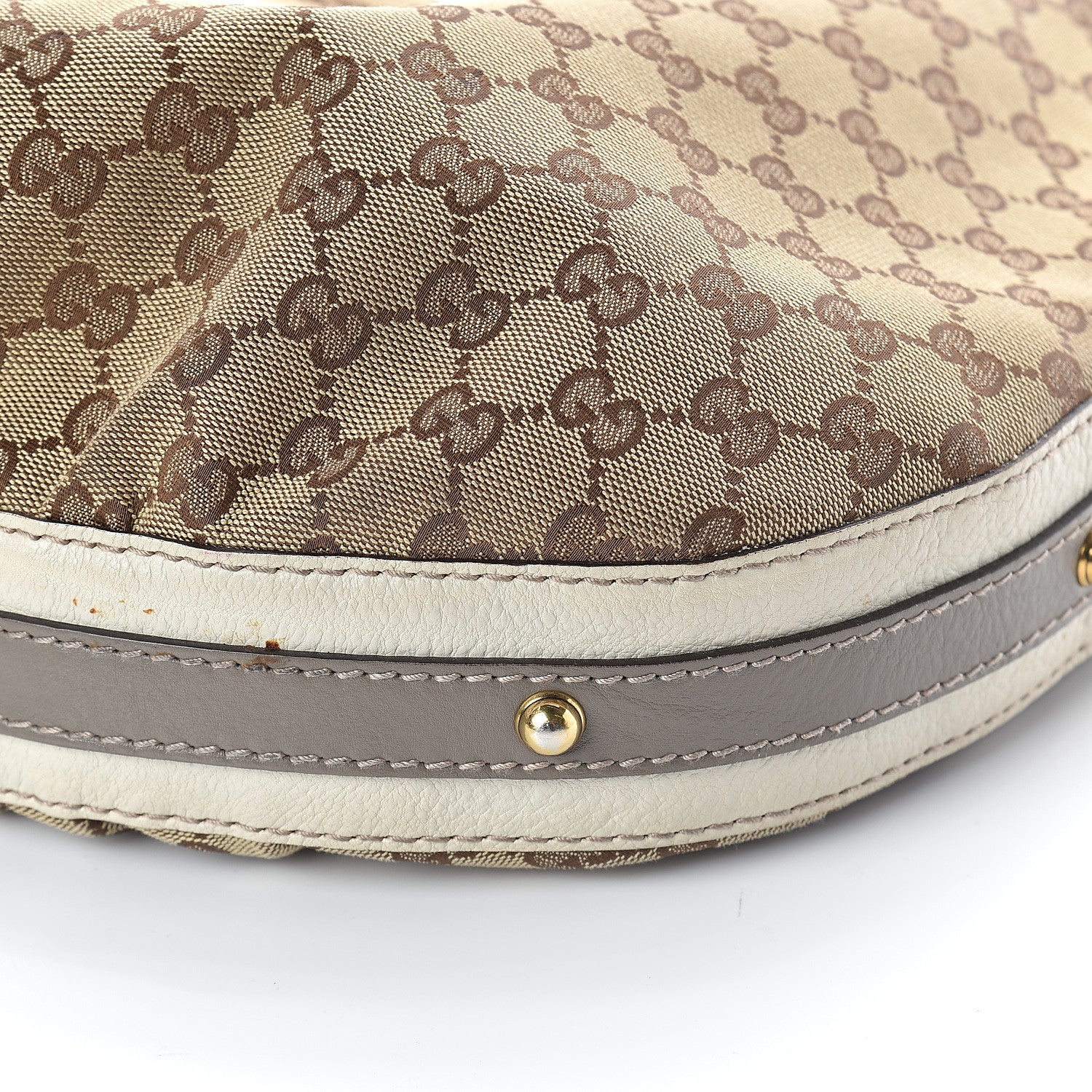 Gucci Monogram Medium Interlocking Hobo Off White 8 of 8