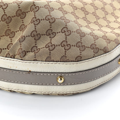 Gucci Monogram Medium Interlocking Hobo Off White 8 of 8