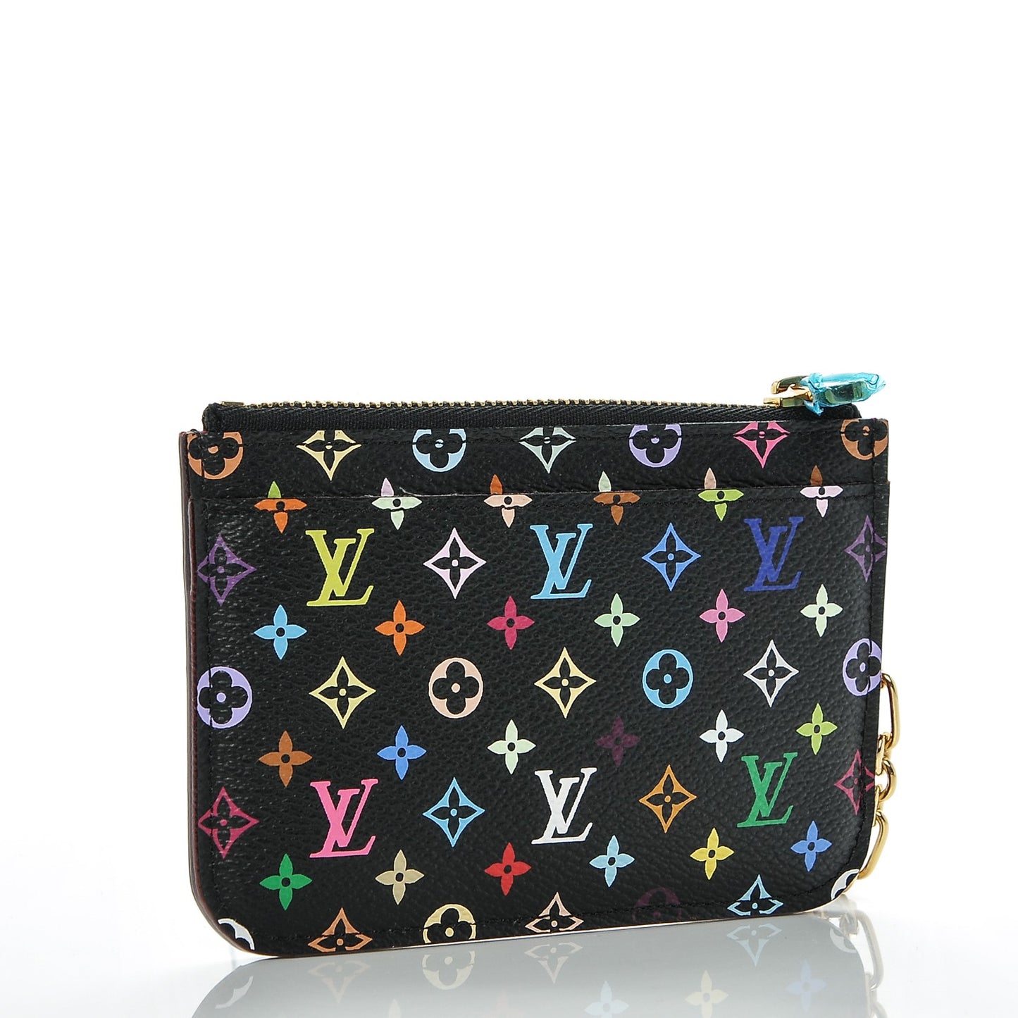 Monogram Multicolor Key Pouch Black Grenade