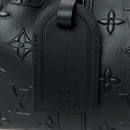 Louis Vuitton Monogram Seal City Keepall Black 7 of 10