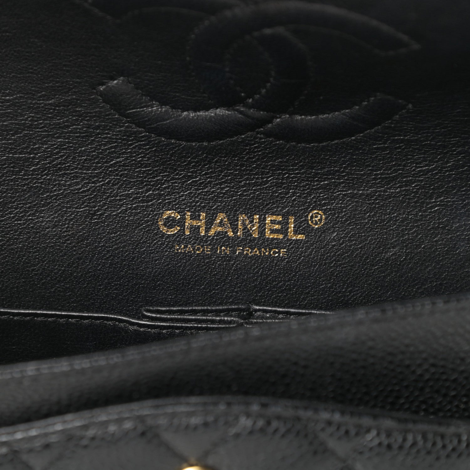 Chanel Caviar Quilted Medium Double Flap Black 6 of 11