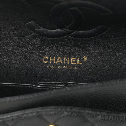 Chanel Caviar Quilted Medium Double Flap Black 6 of 11