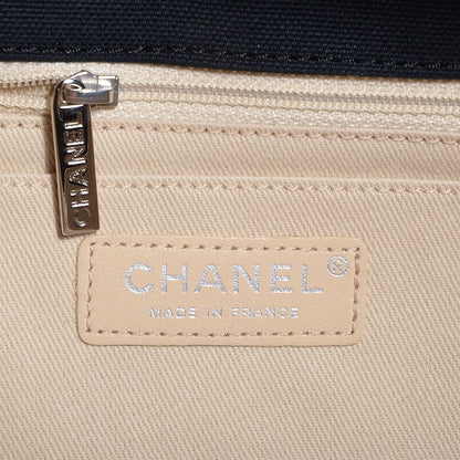 Chanel Canvas Quilted CC Cruise East West Flap Clutch Black 7 of 8
