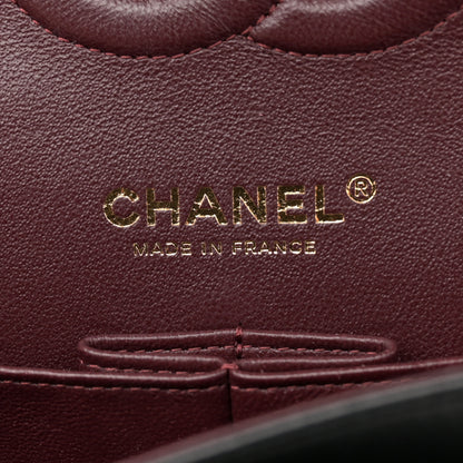 Chanel Lambskin Quilted Medium Double Flap Black 6 of 13