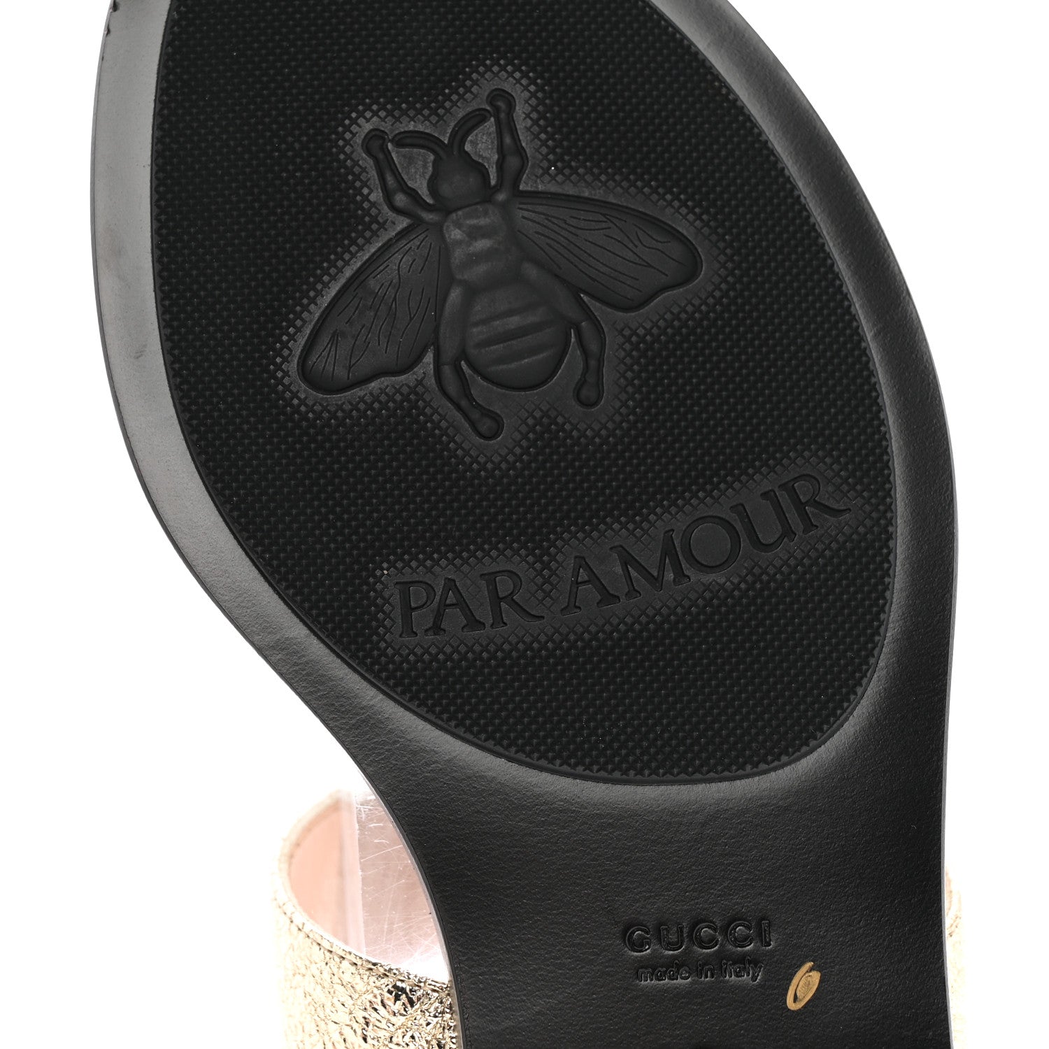 Gucci Nappa Silk Galassia GG Marmont Thong Flat Sandals 37.5 Platino 6 of 11