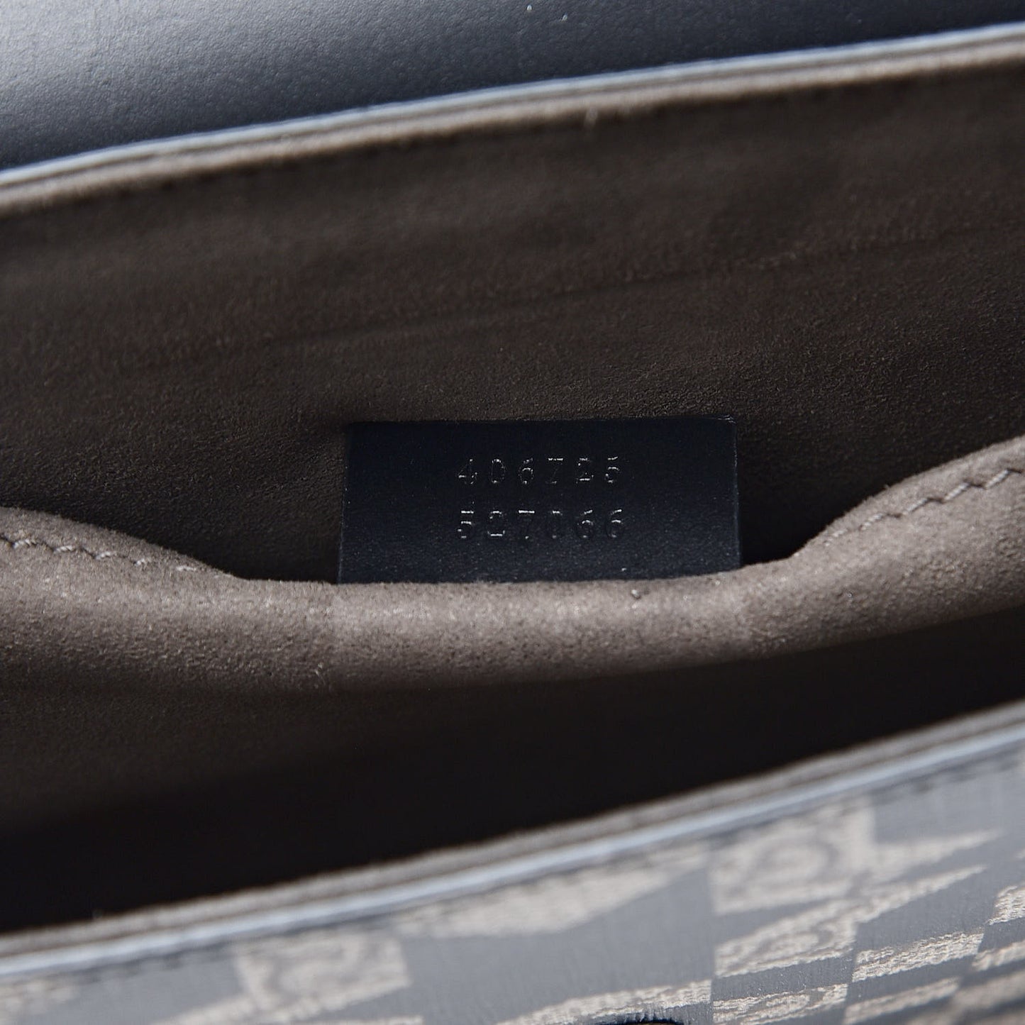 GG Supreme Monogram Caleido Print Clutch Black