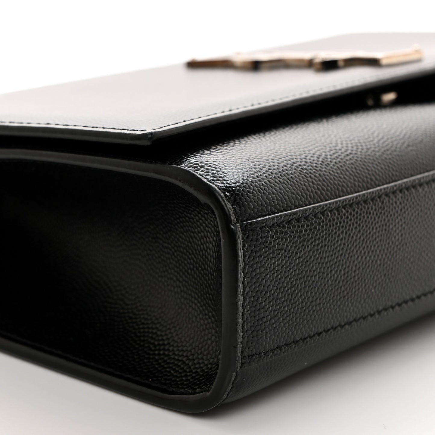 Grain De Poudre Medium Classic Monogram Kate Satchel Black