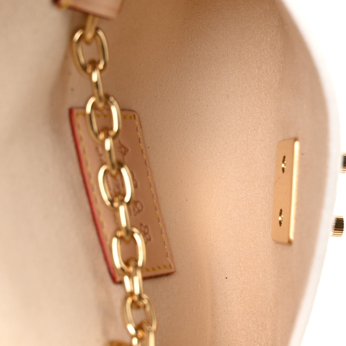 LV X TM Monogram Multicolor Pouch Metis Belt White