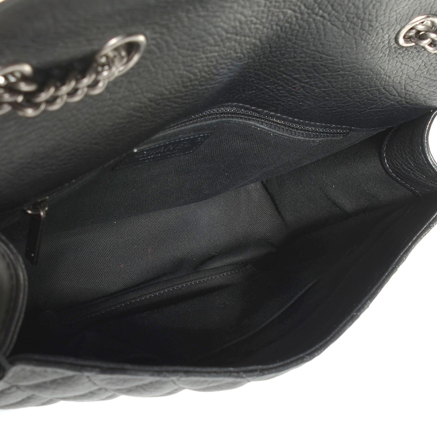 Chanel Studded Calfskin Lambskin Paris Dallas Flap Black 6 of 9
