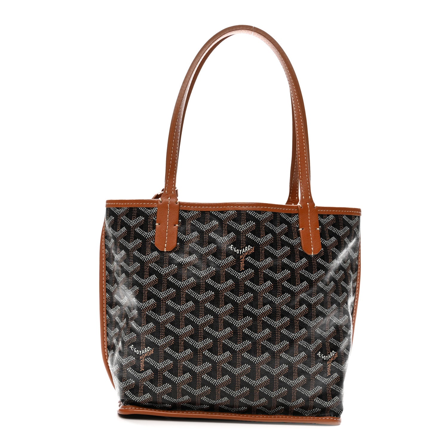 Goyard Goyardine Reversible Mini Anjou Black Gold 5 of 19