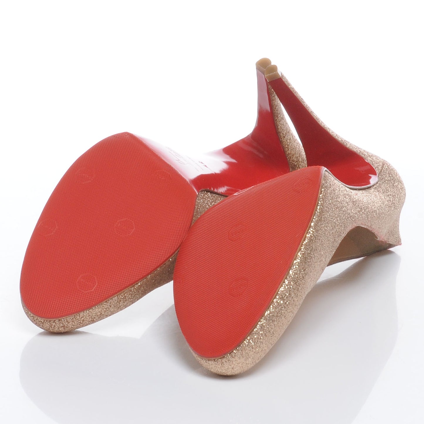 Ron Ron 100 Glitter Pumps 42 Nude