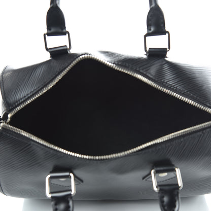 Louis Vuitton Epi Speedy Bandouliere 25 Black 5 of 8