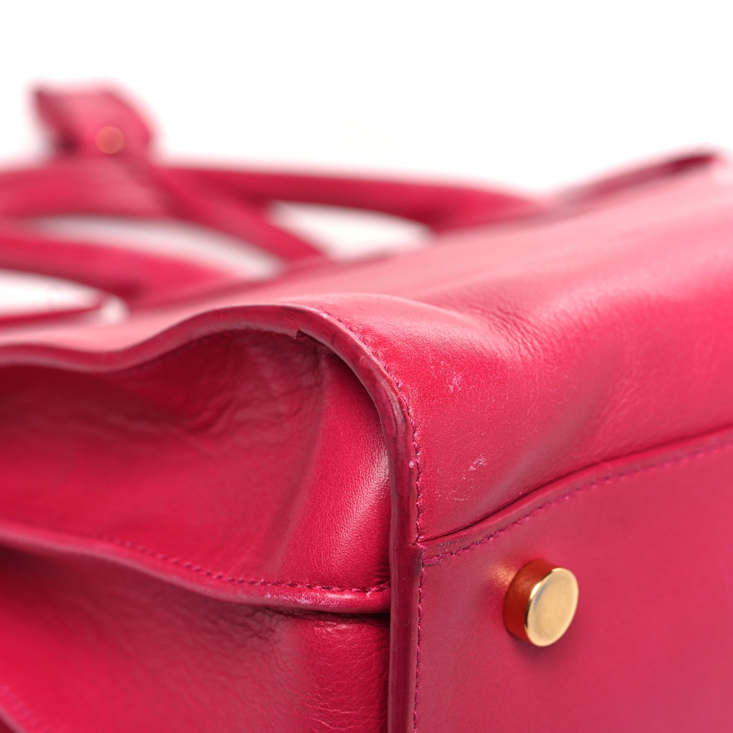 Calfskin Small Sac De Jour Lipstick Pink