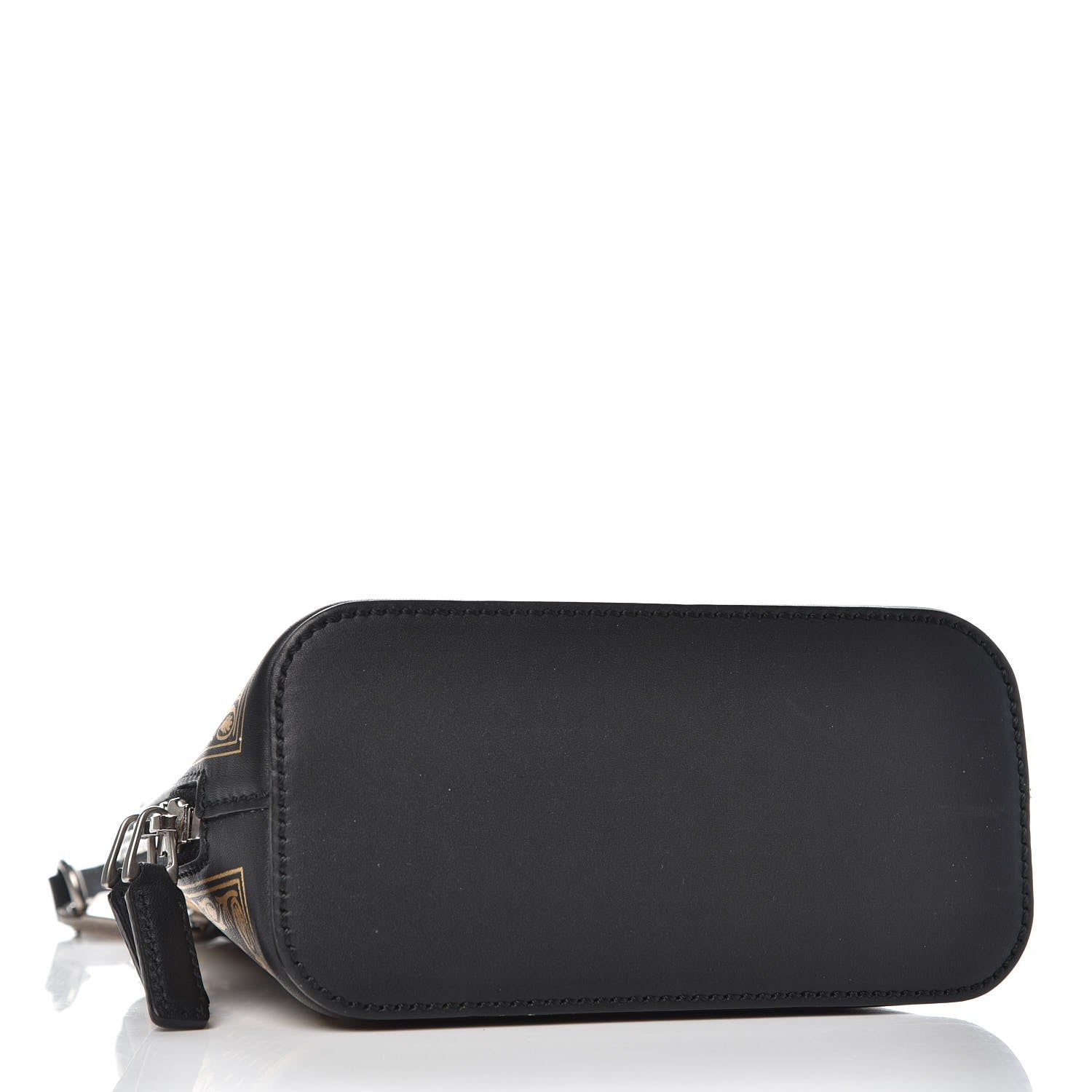 Gucci X SEGA Calfskin GUCCY Stars Mini Dome Shoulder Bag Black Gold 4 of 7