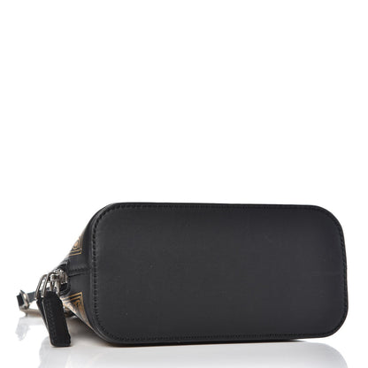 Gucci X SEGA Calfskin GUCCY Stars Mini Dome Shoulder Bag Black Gold 4 of 7