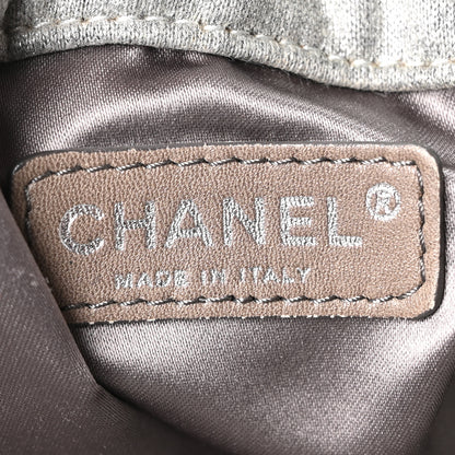 Chanel Jersey Melrose Cabas Grey 6 of 10