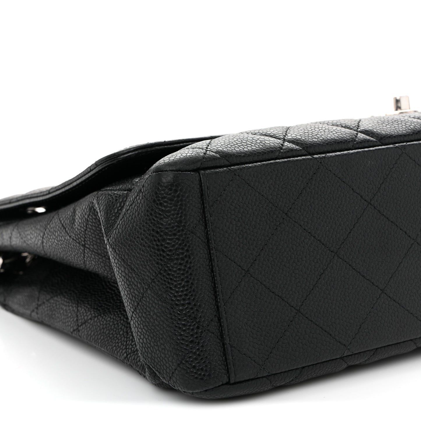 Caviar Maxi Single Flap Black