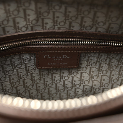 Christian Dior Lambskin Cannage Large Lady Dior Brown 6 of 11