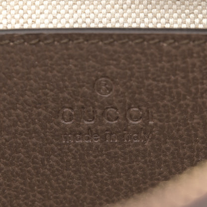 Gucci GG Supreme Monogram Textured Dollar Calfskin Small Ophidia Hobo Beige Ebony New Acero 6 of 11