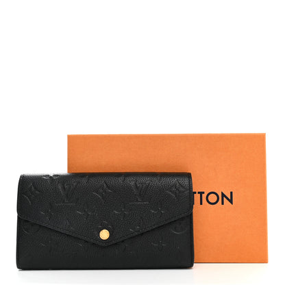 Louis Vuitton Empreinte Sarah Wallet NM Black 7 of 7
