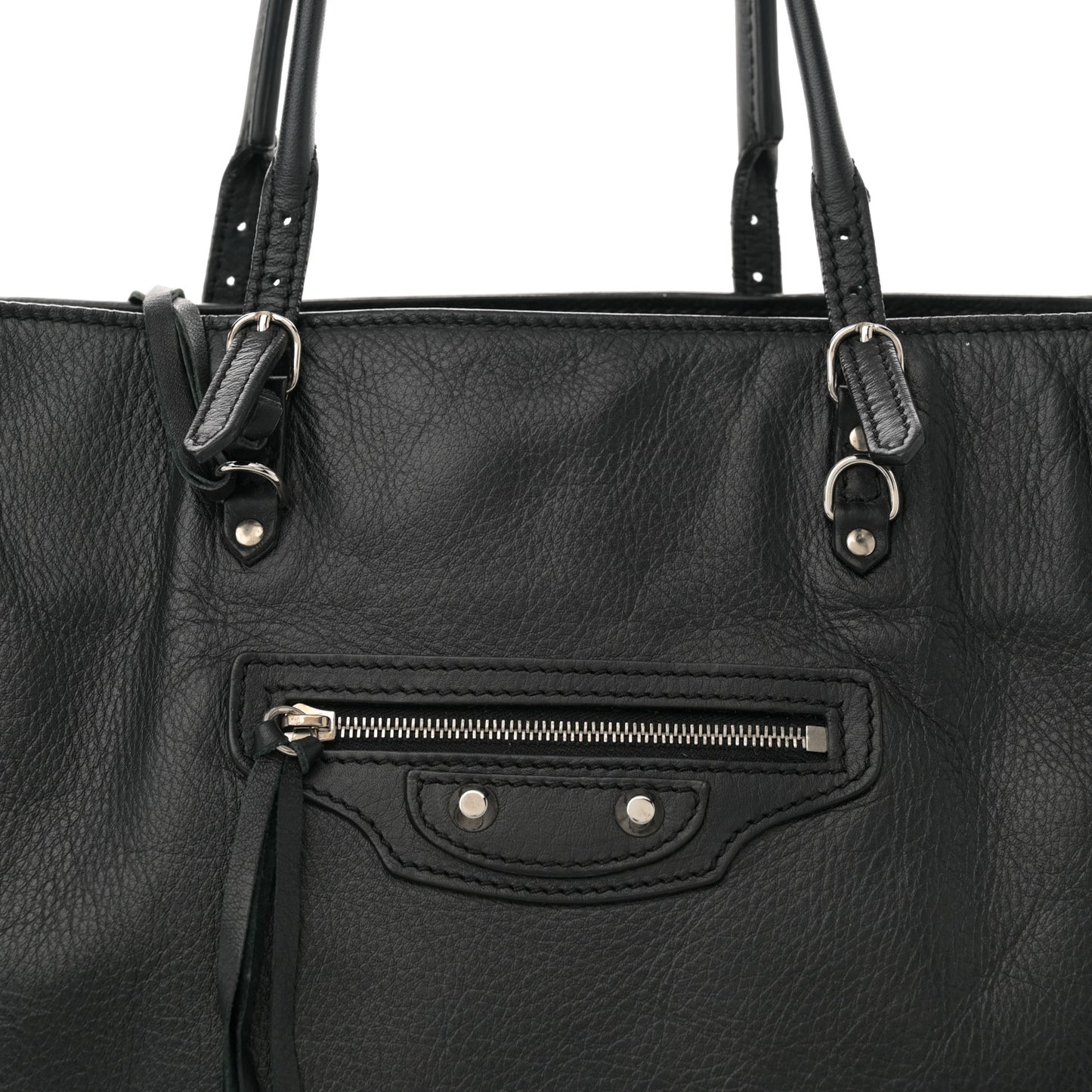 Veau Papier A5 Zip Around Tote Tote Black