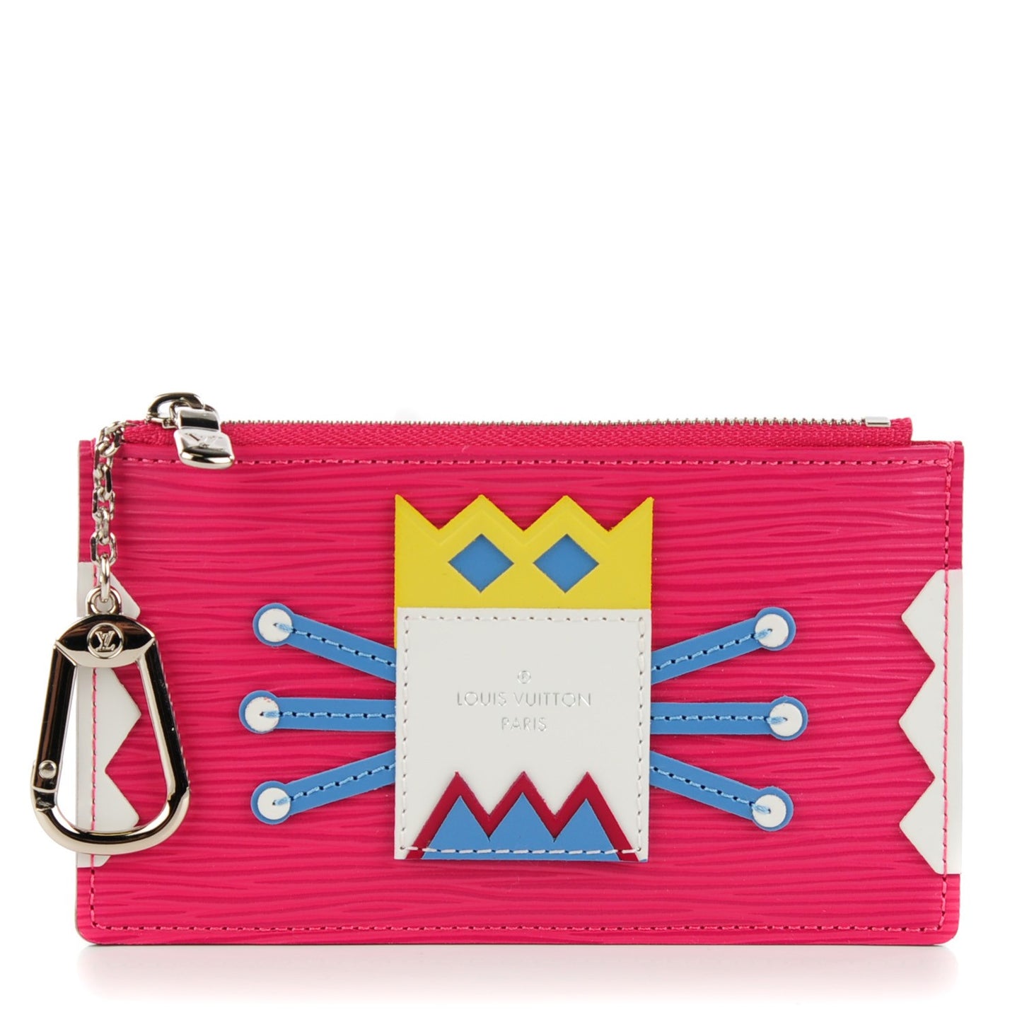 Epi Tribal Mask Key Pouch Pivoine