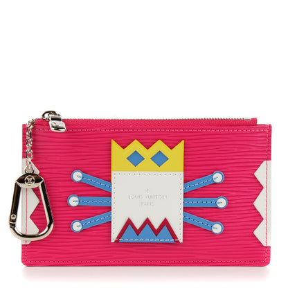 Louis Vuitton Epi Tribal Mask Key Pouch Pivoine 1 of 7