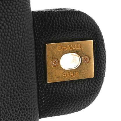 Chanel Caviar Quilted Mini Sweetheart Flap Black 7 of 11