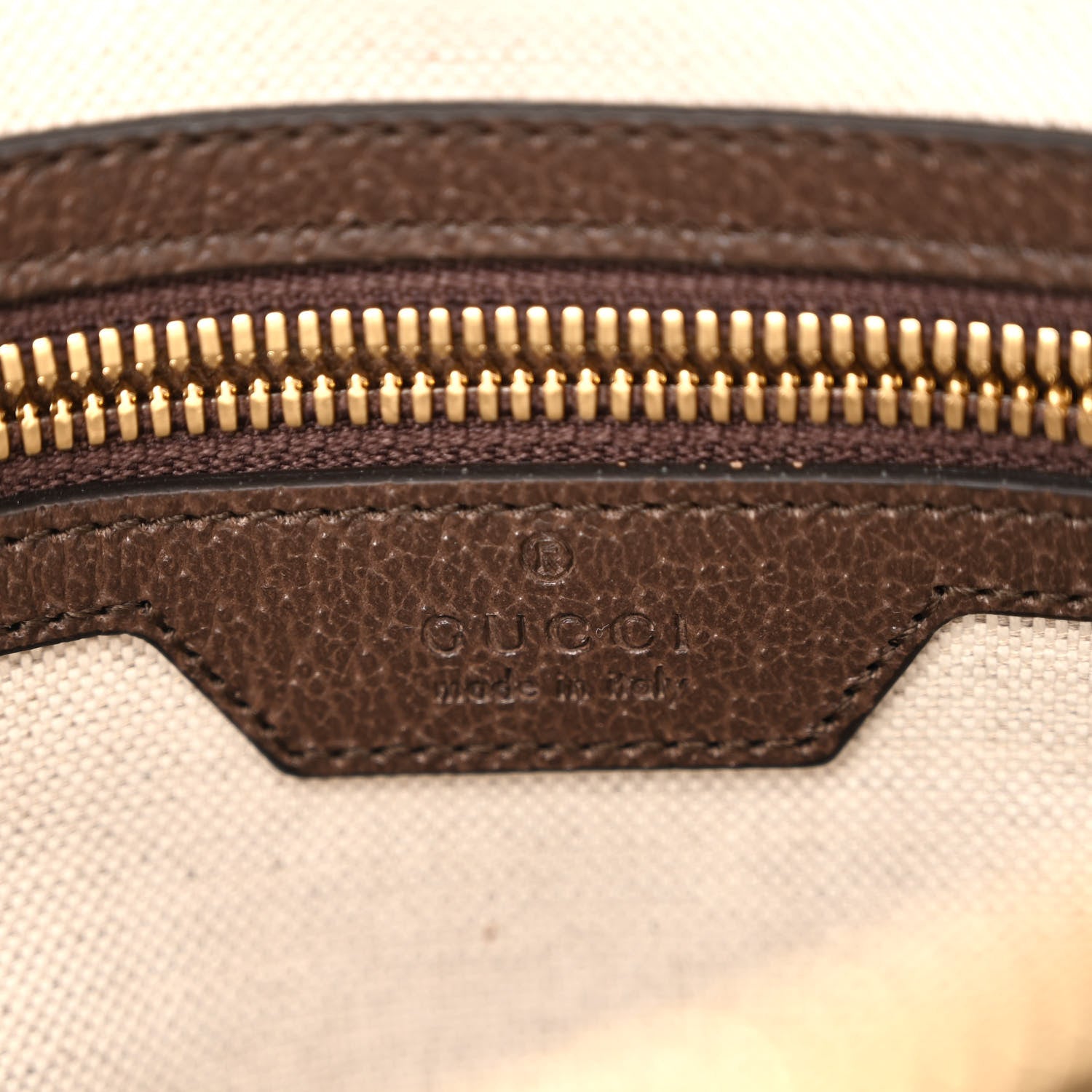 Gucci Monogram Jumbo GG Textured Dollar Calfskin Web Messenger Shoulder Bag Camel Ebony New Acero 6 of 9